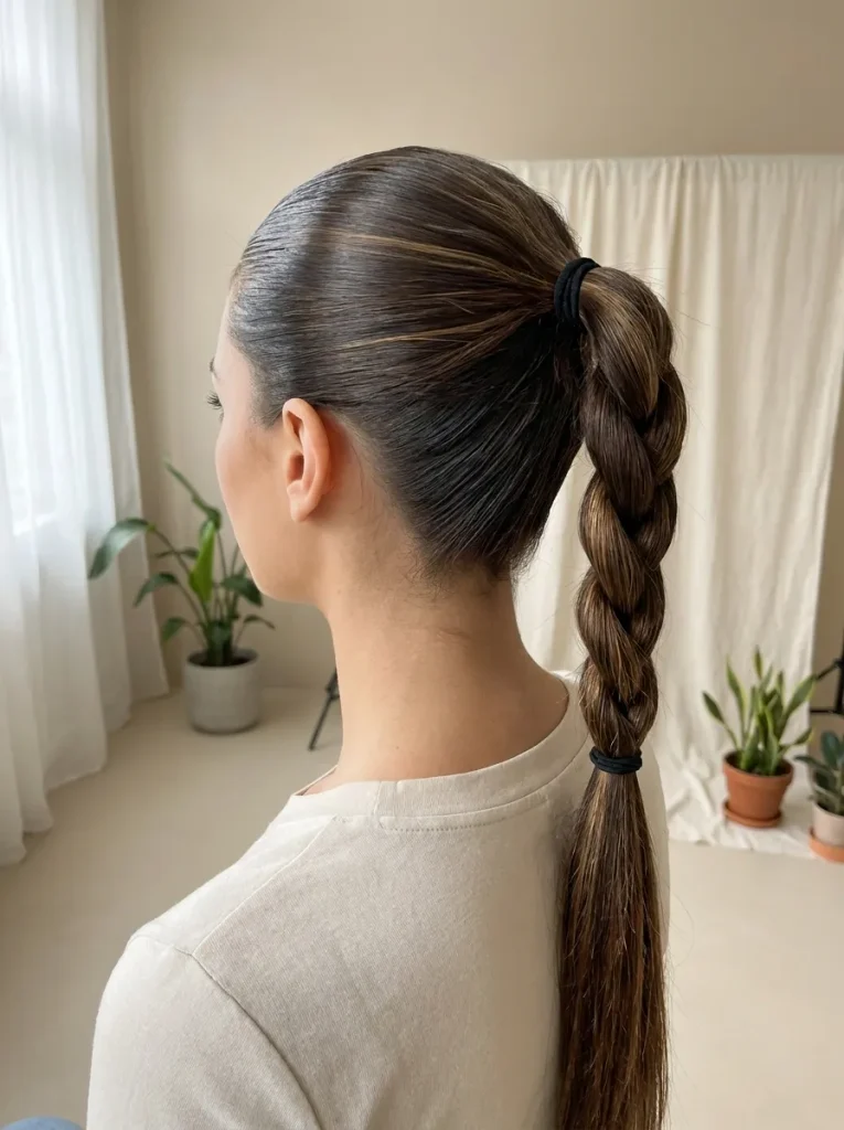 Rope Braid Ponytail