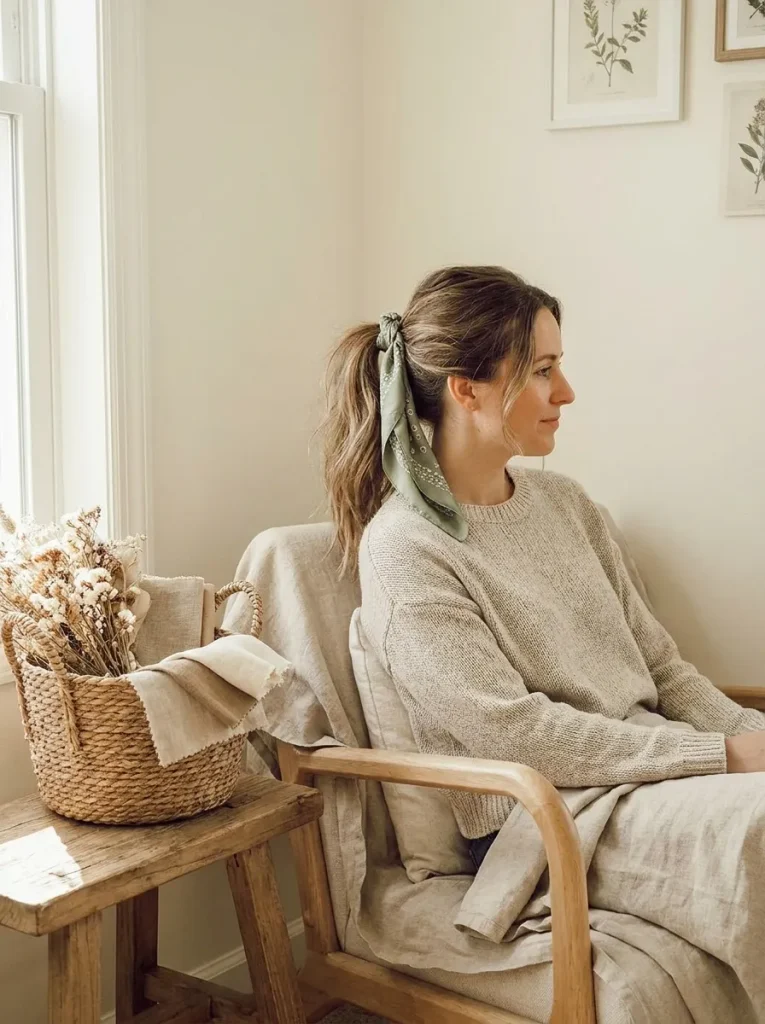 Scarf Ponytail Wrap