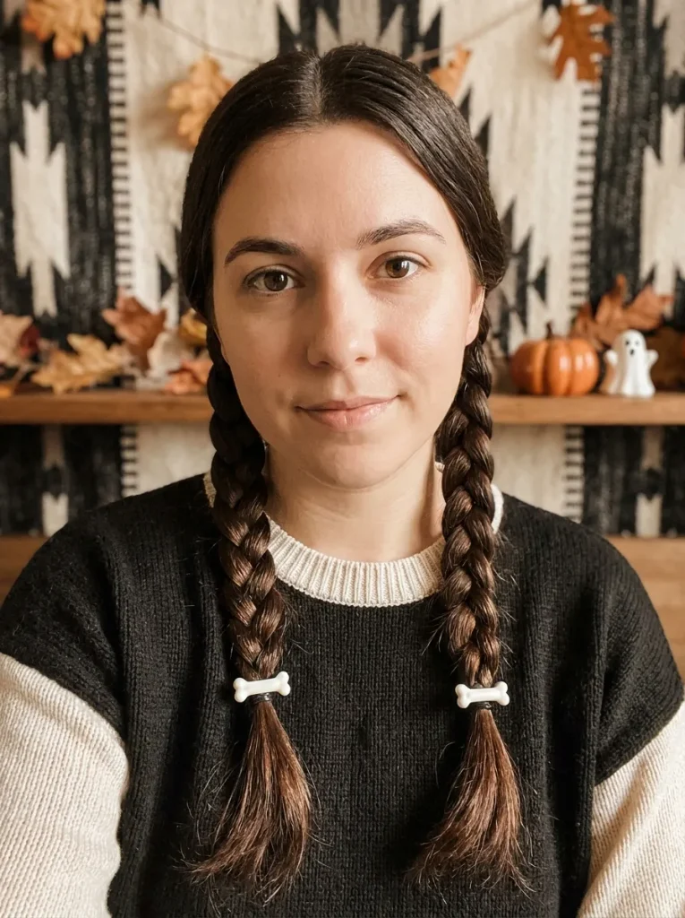 Skeleton Braided Pigtails