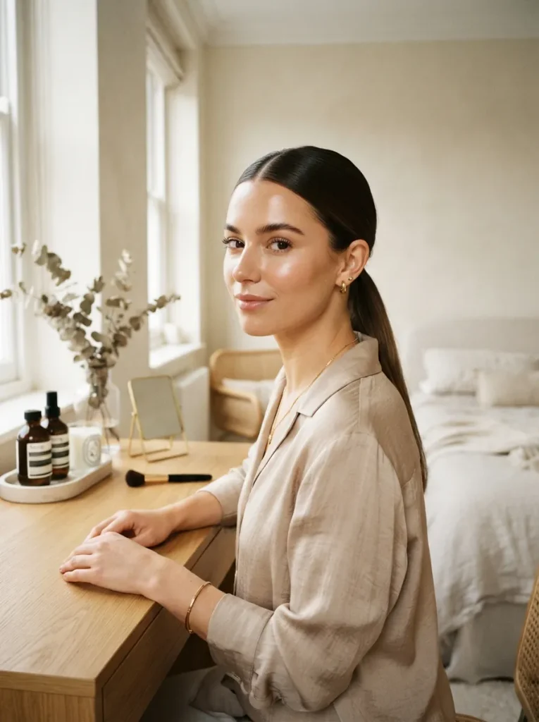 Sleek Low Ponytail