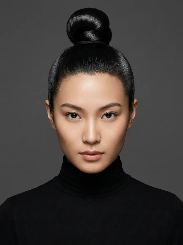 Sleek Top Bun