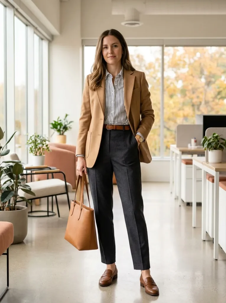Striped Shirt Trousers