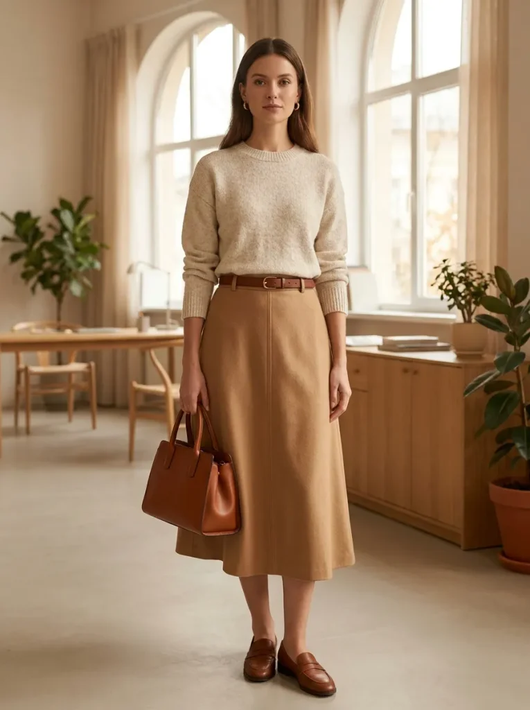Sweater Midi Skirt