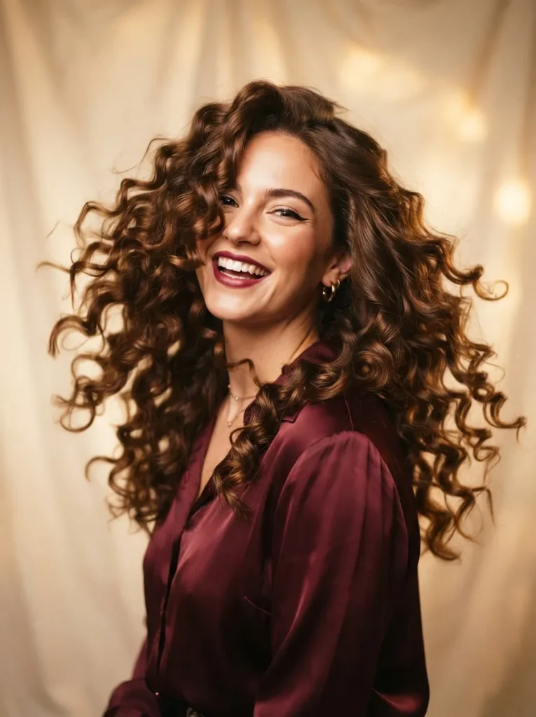 Bouncy Voluminous Curls