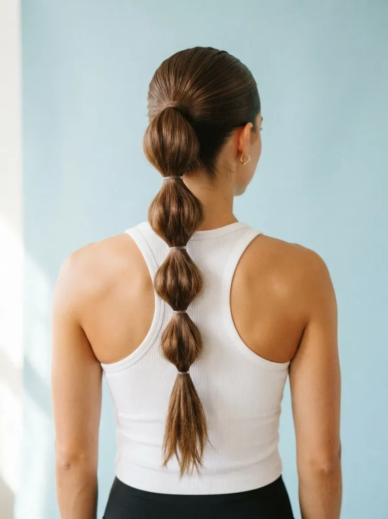 Bubble Braid Ponytail