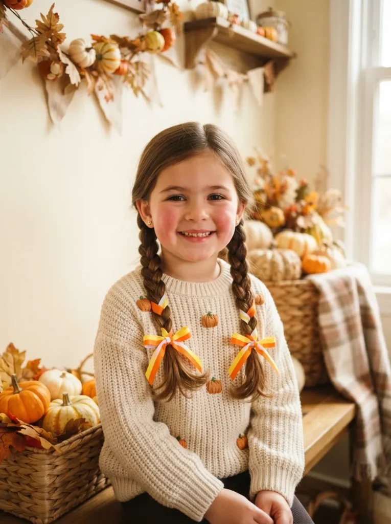 Candy Corn Braids