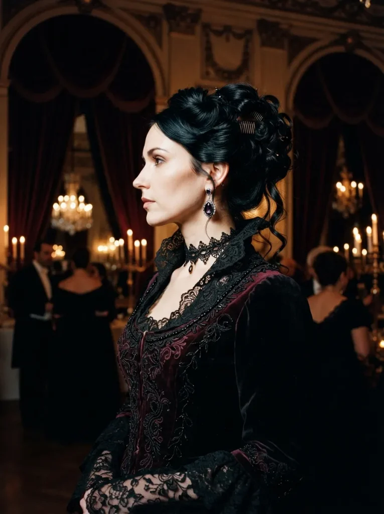 Gothic Victorian Updo