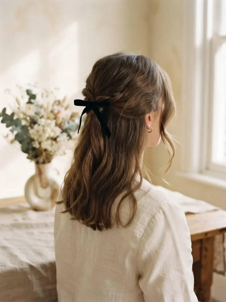 Half-Up Hair Bow