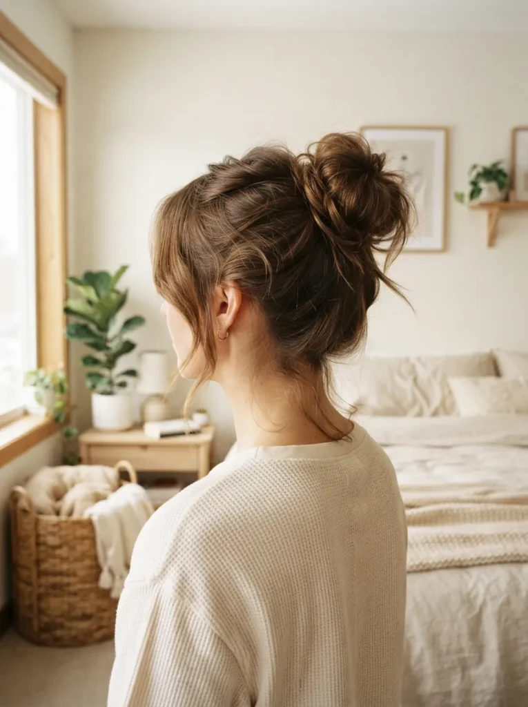 Messy Top Knot