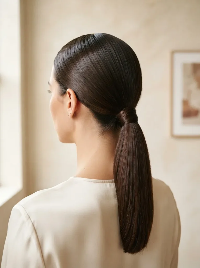 Polished Low Ponytail