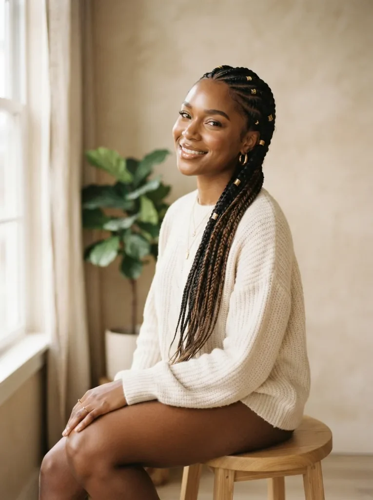Side-Swept Braids
