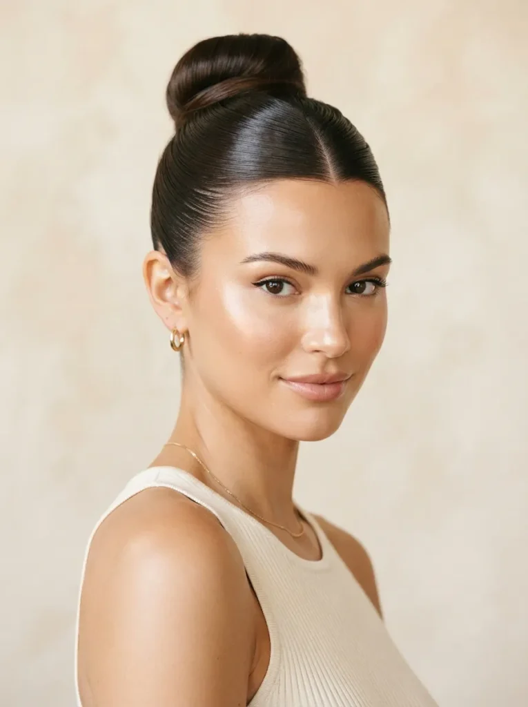 Sleek High Bun