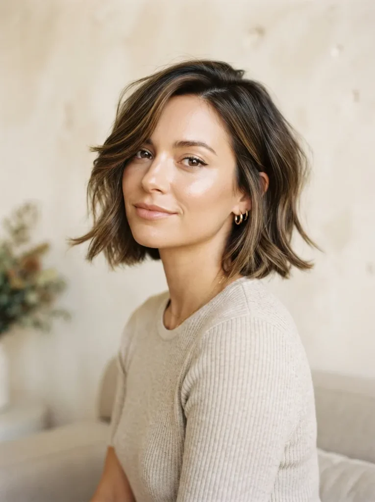 Textured Bob Flip