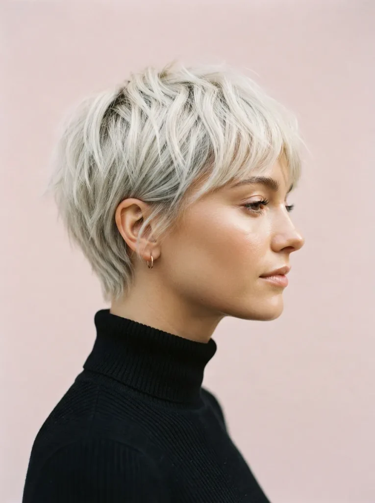 Textured Pixie Cut