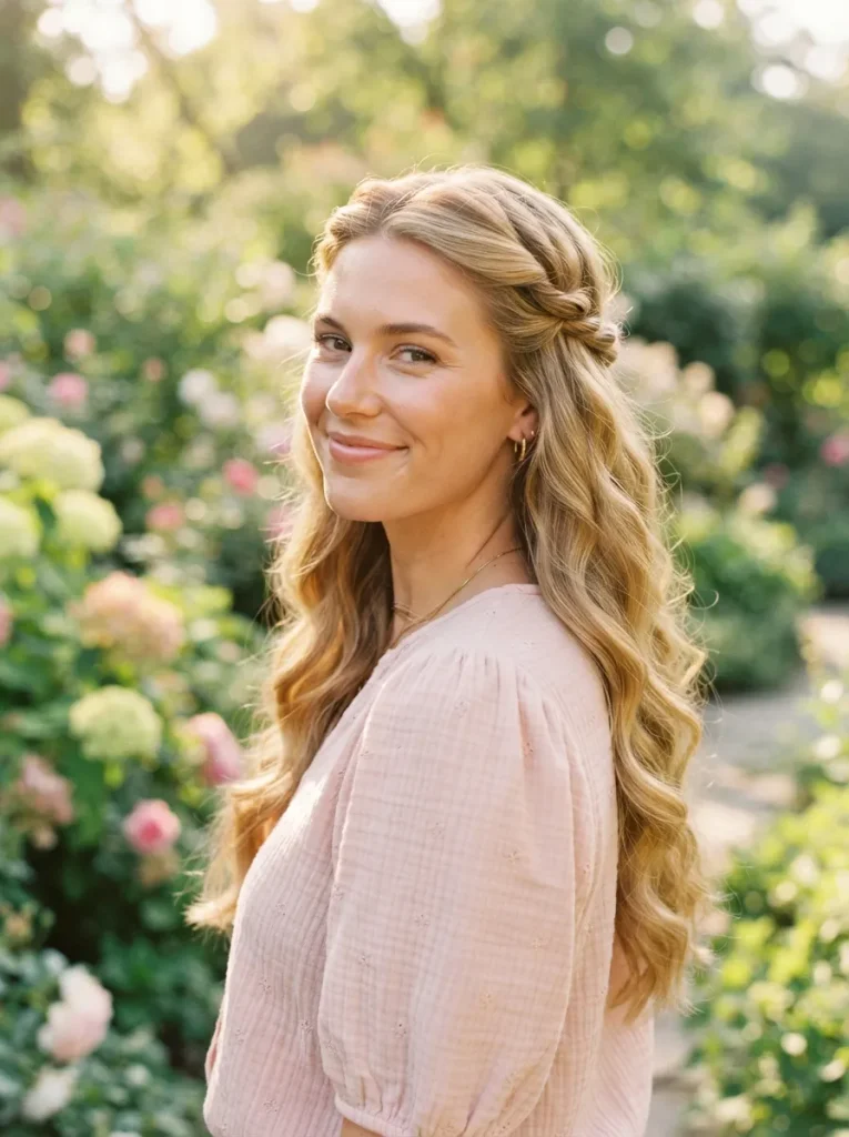 Twisted Half Updo