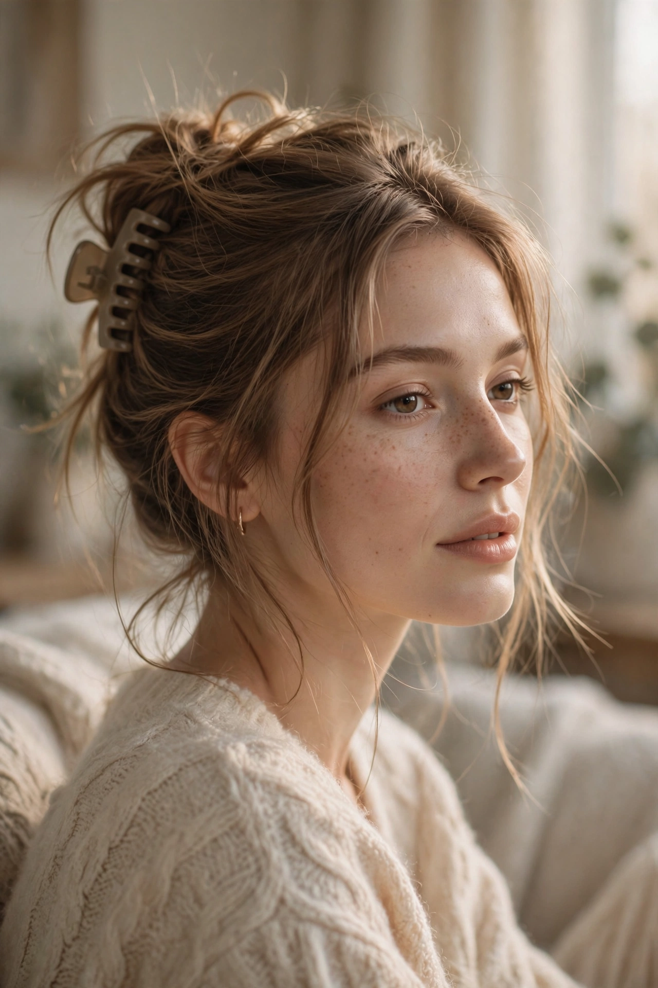 Dreamy Claw Clip Updo