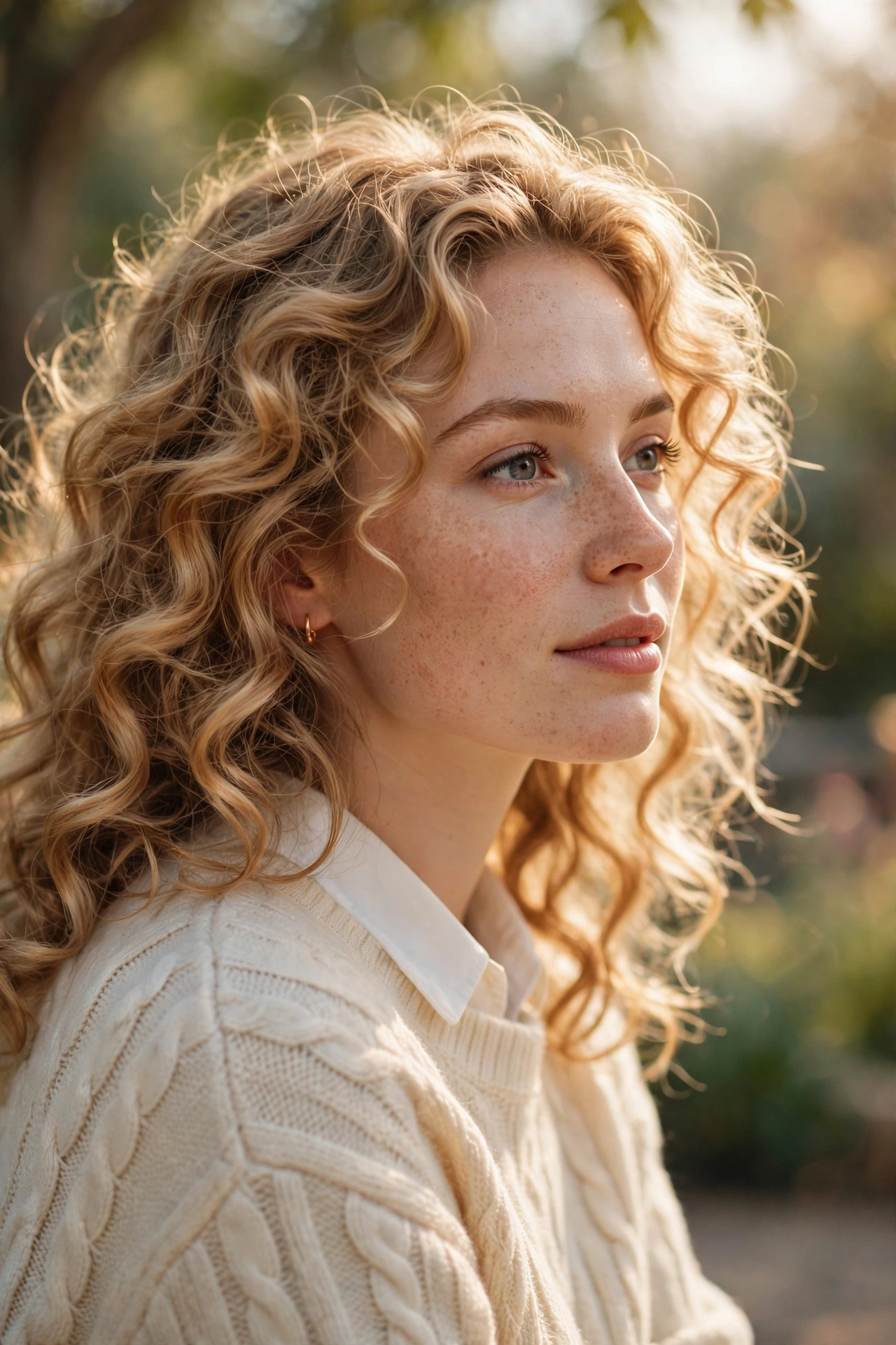 Light Academia Curls