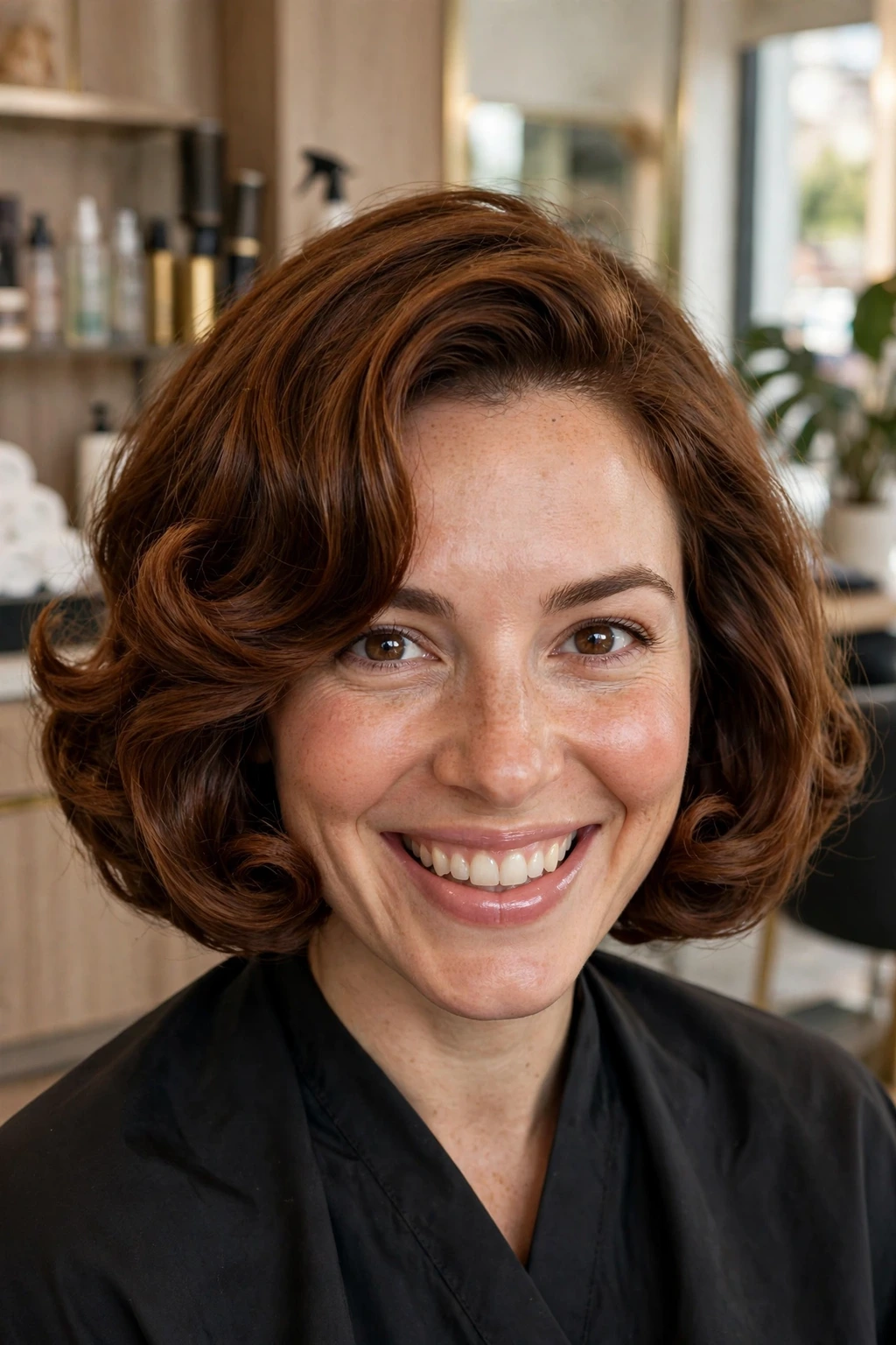 Bouncy bob blowout