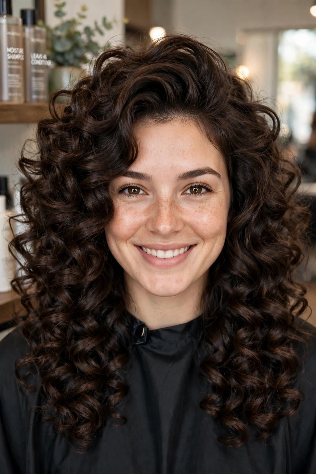 Curly blow dry