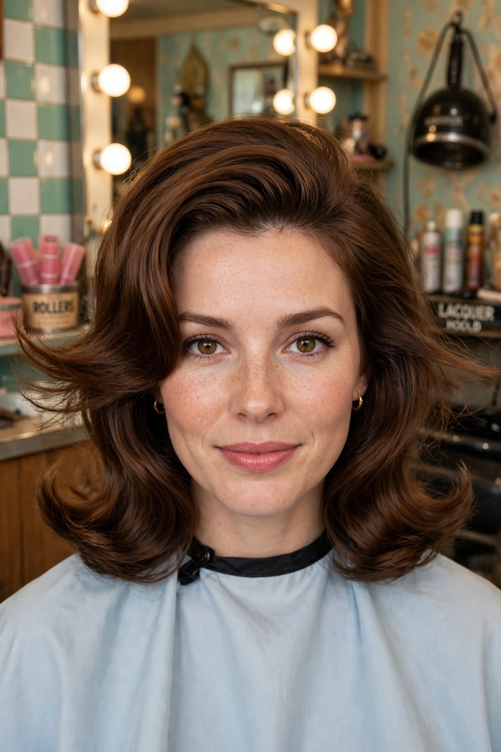 Flipped blow dry