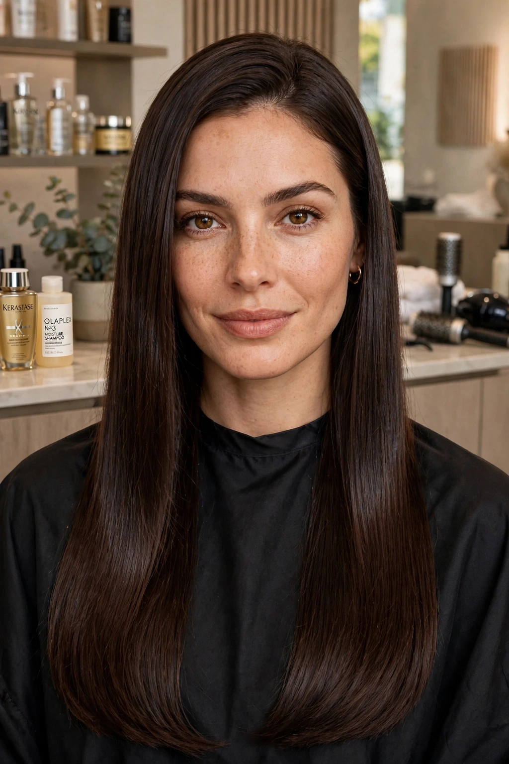 Salon silk blowout