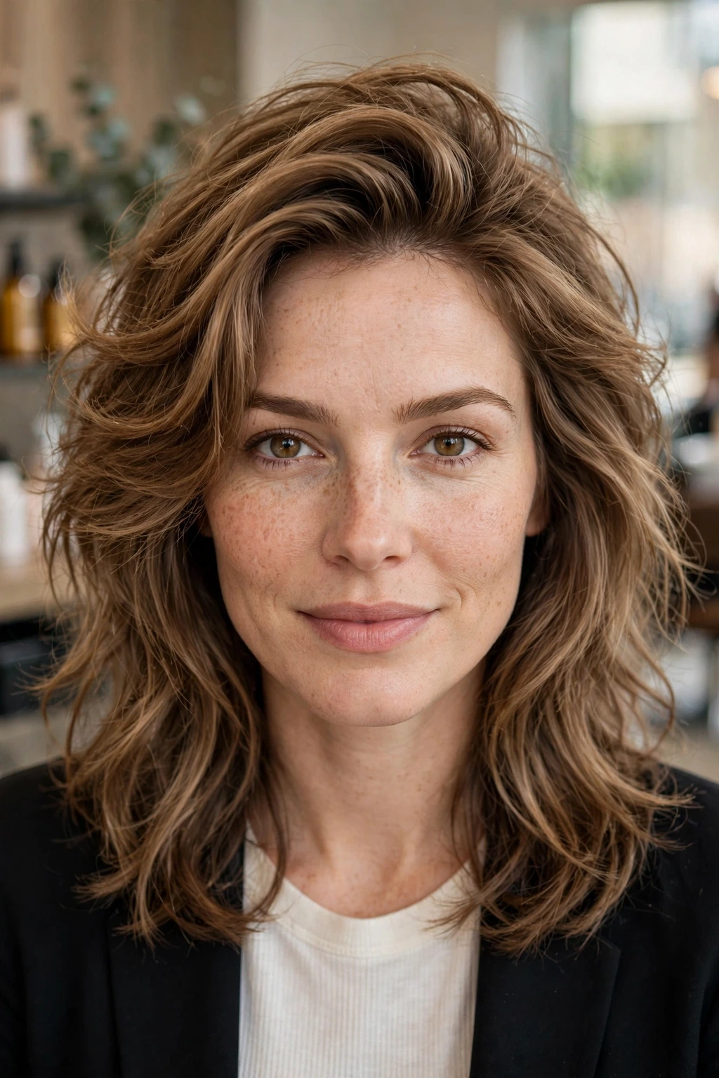Textured blow dry