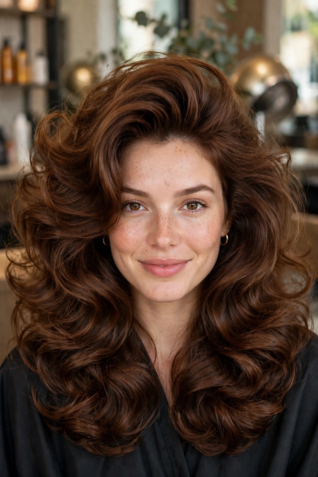 Voluminous blow dry