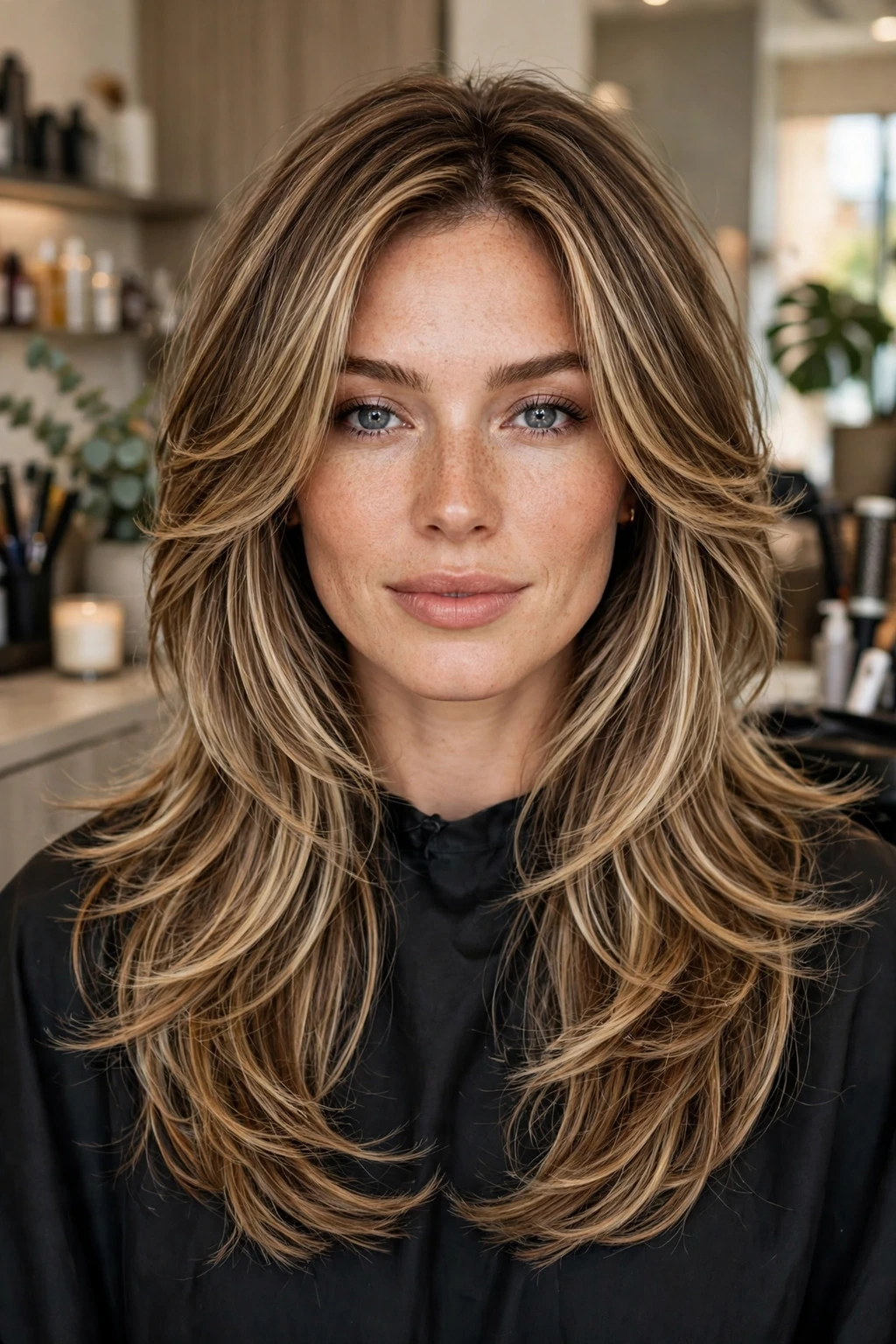 Butterfly layers with highlights