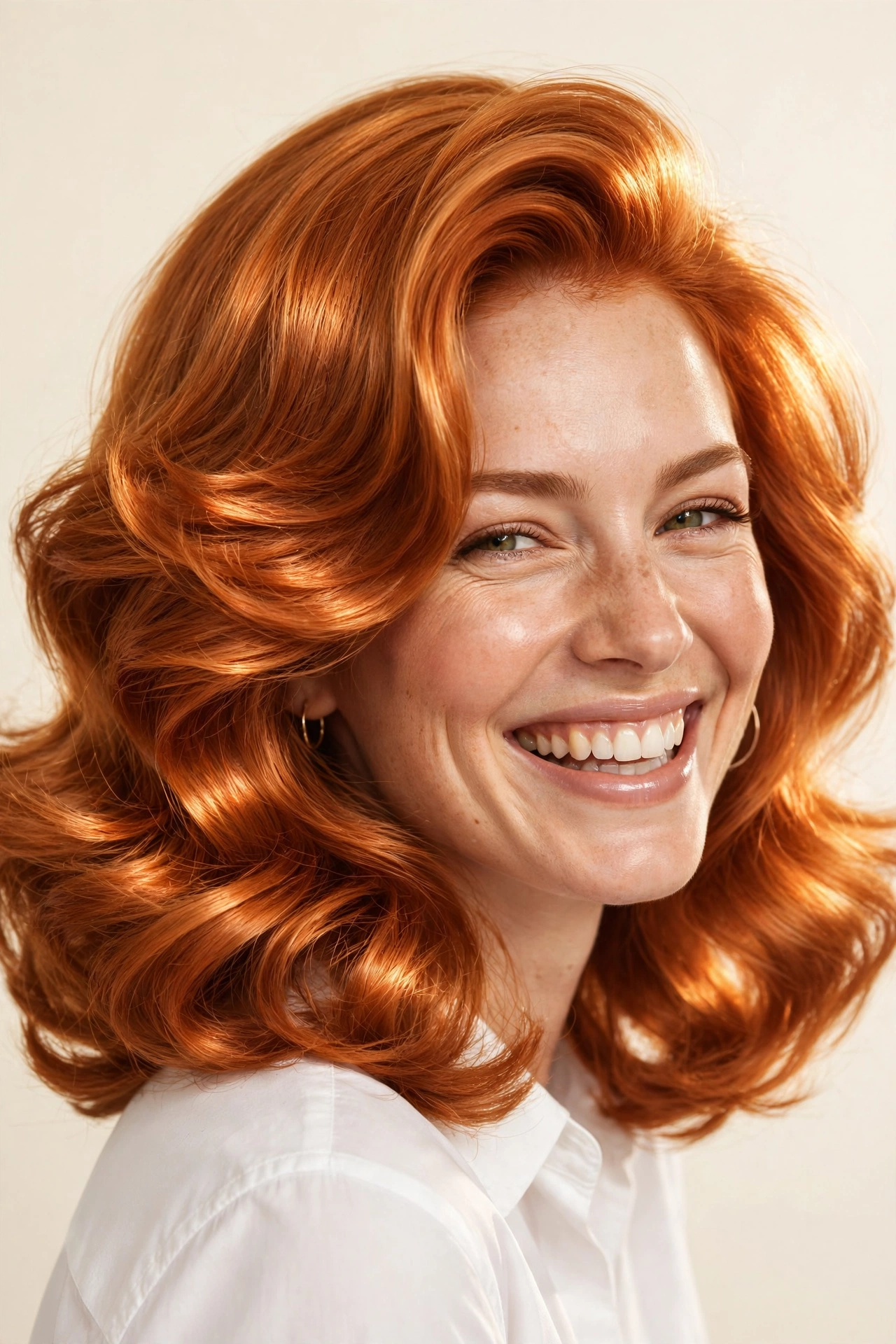 Copper Glow hairstyle