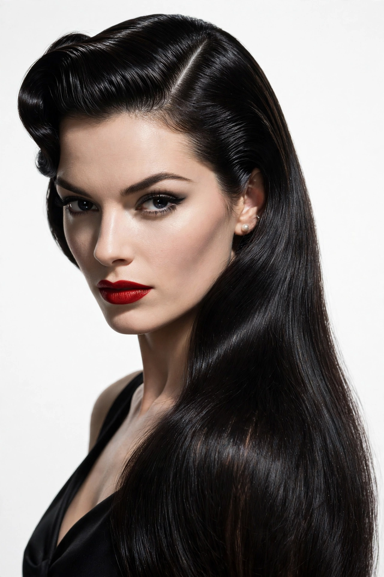 The Deep Side Part hairstyle