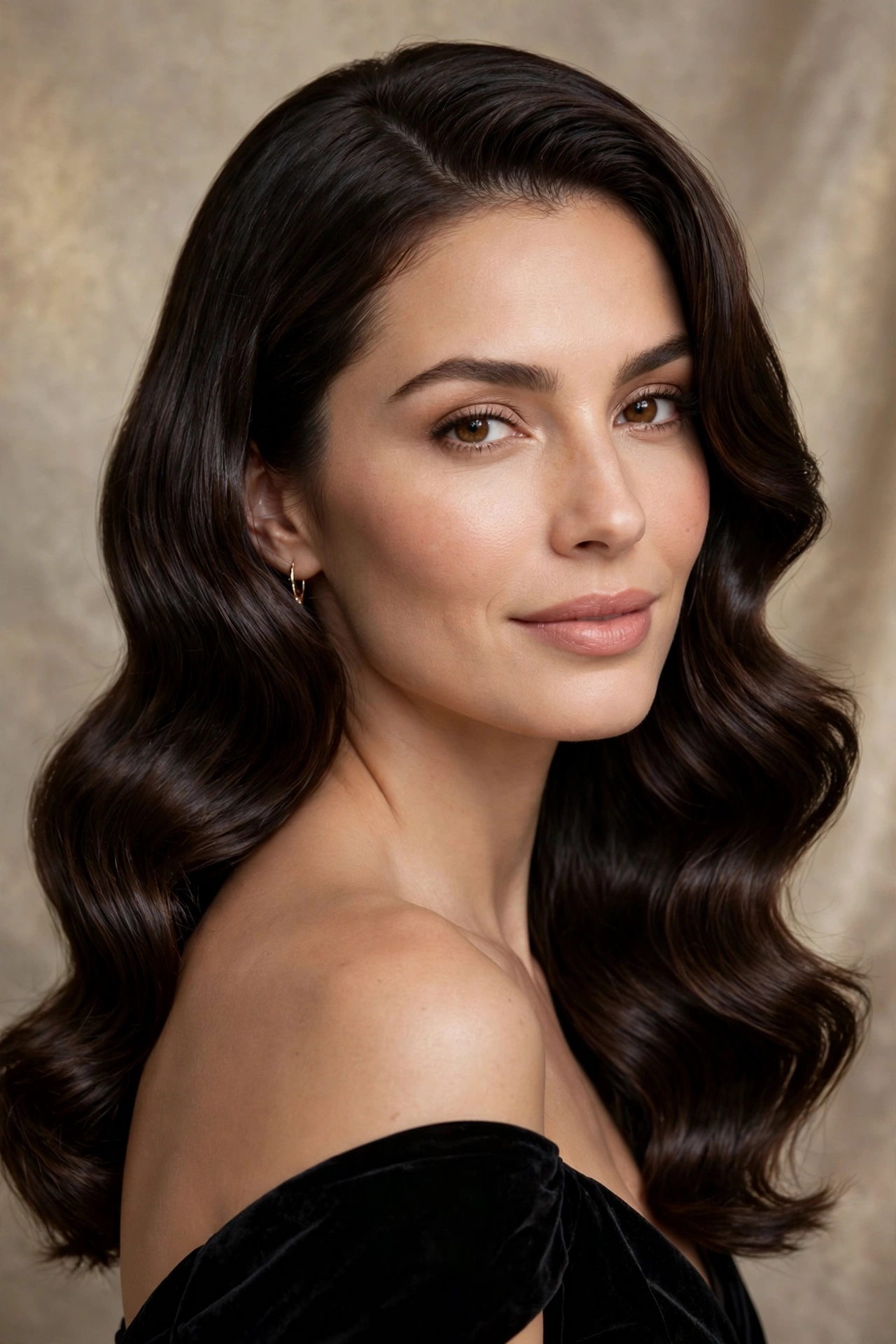 Soft Glam Waves hairstyle