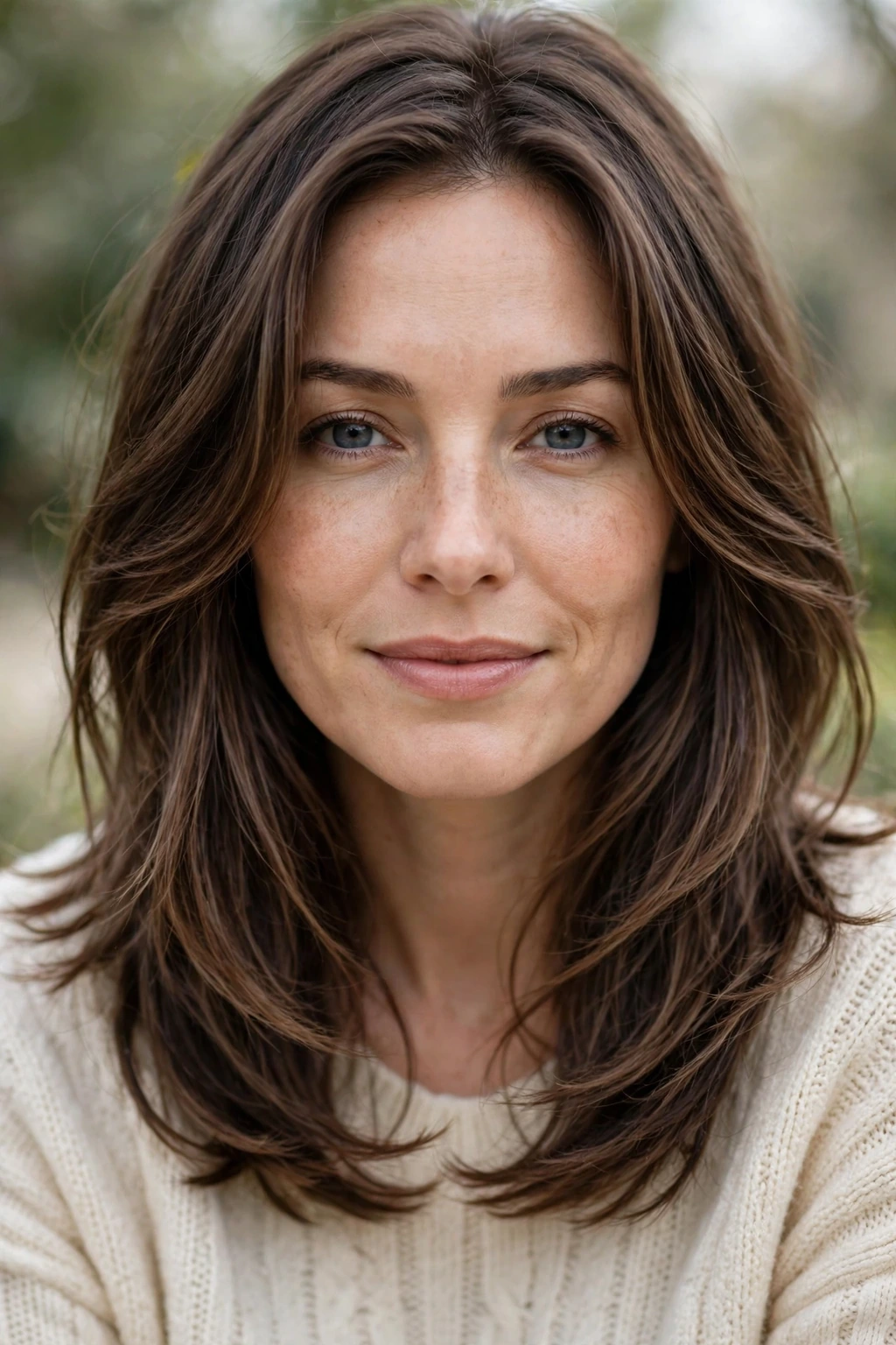 Face framing collarbone layers