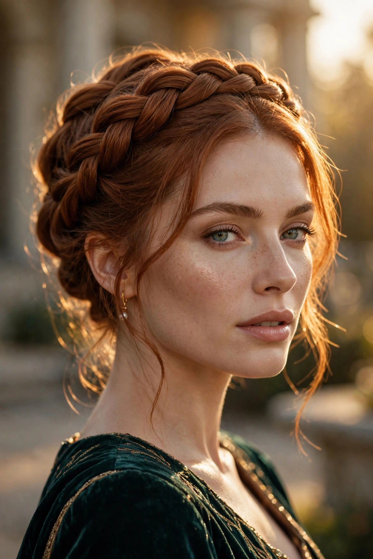 Twisted Crown Updo