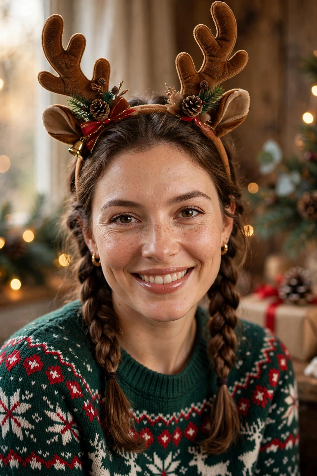 Reindeer antler braids