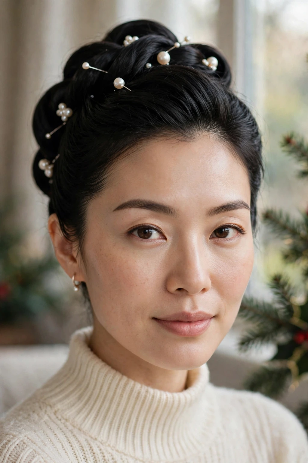Festive french twist