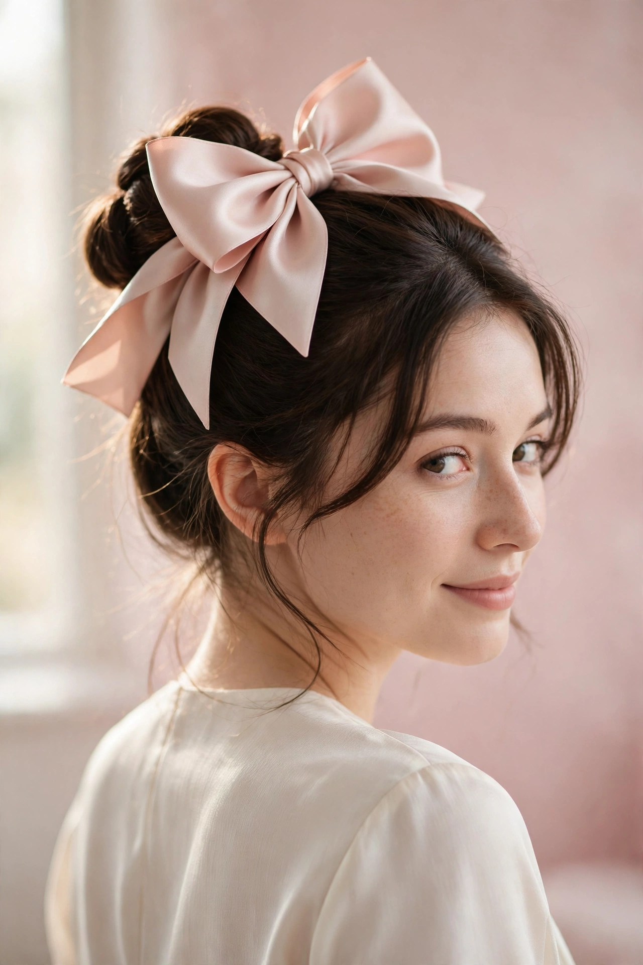 The Bow Bun hairstyle