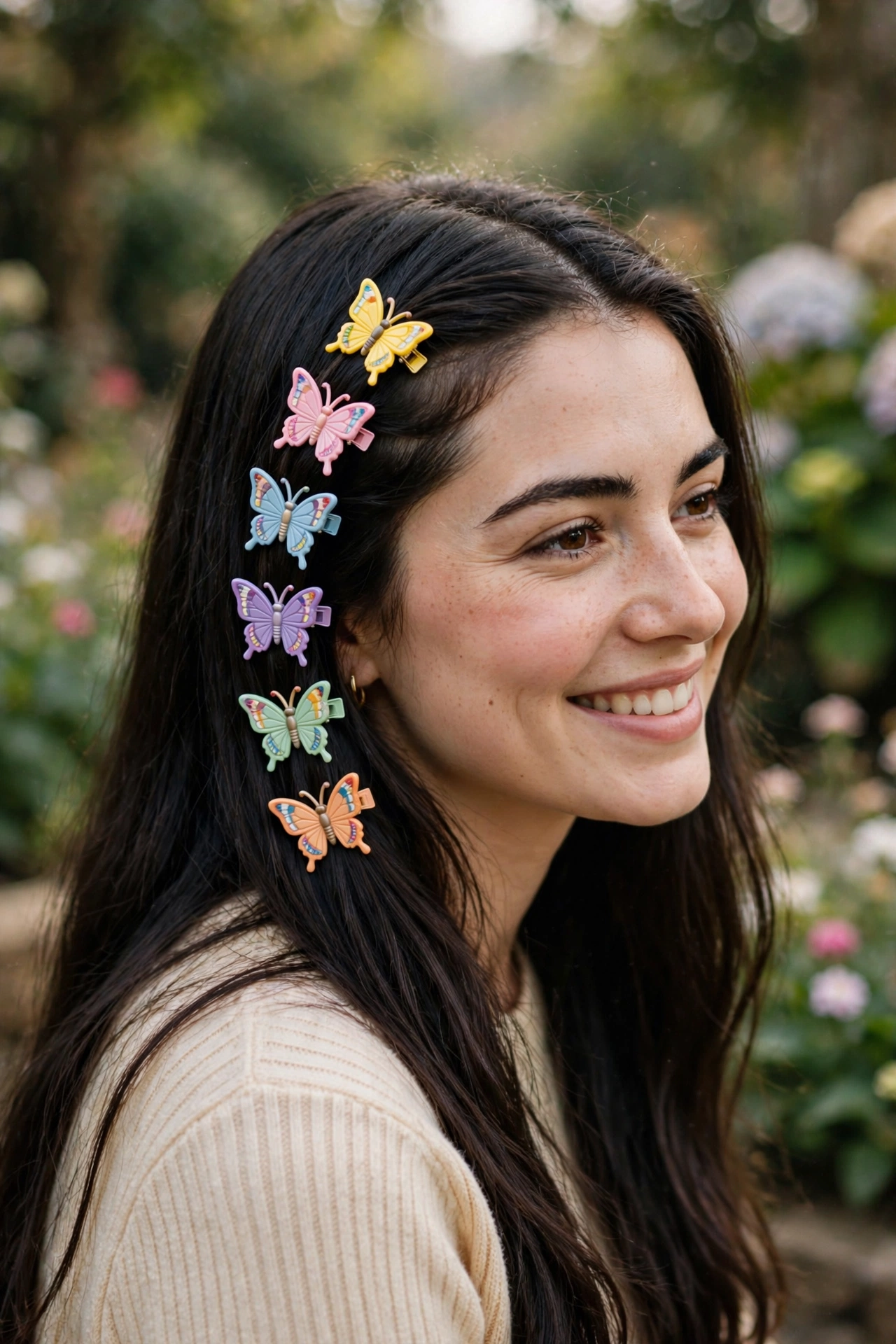 Butterfly Clips hairstyle