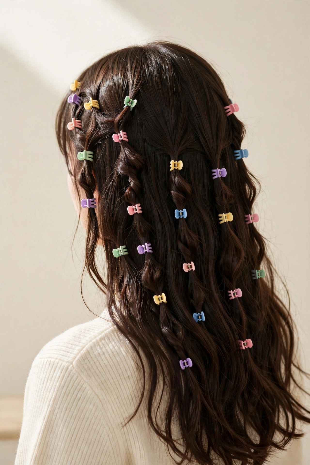 Mini Claw Clips hairstyle