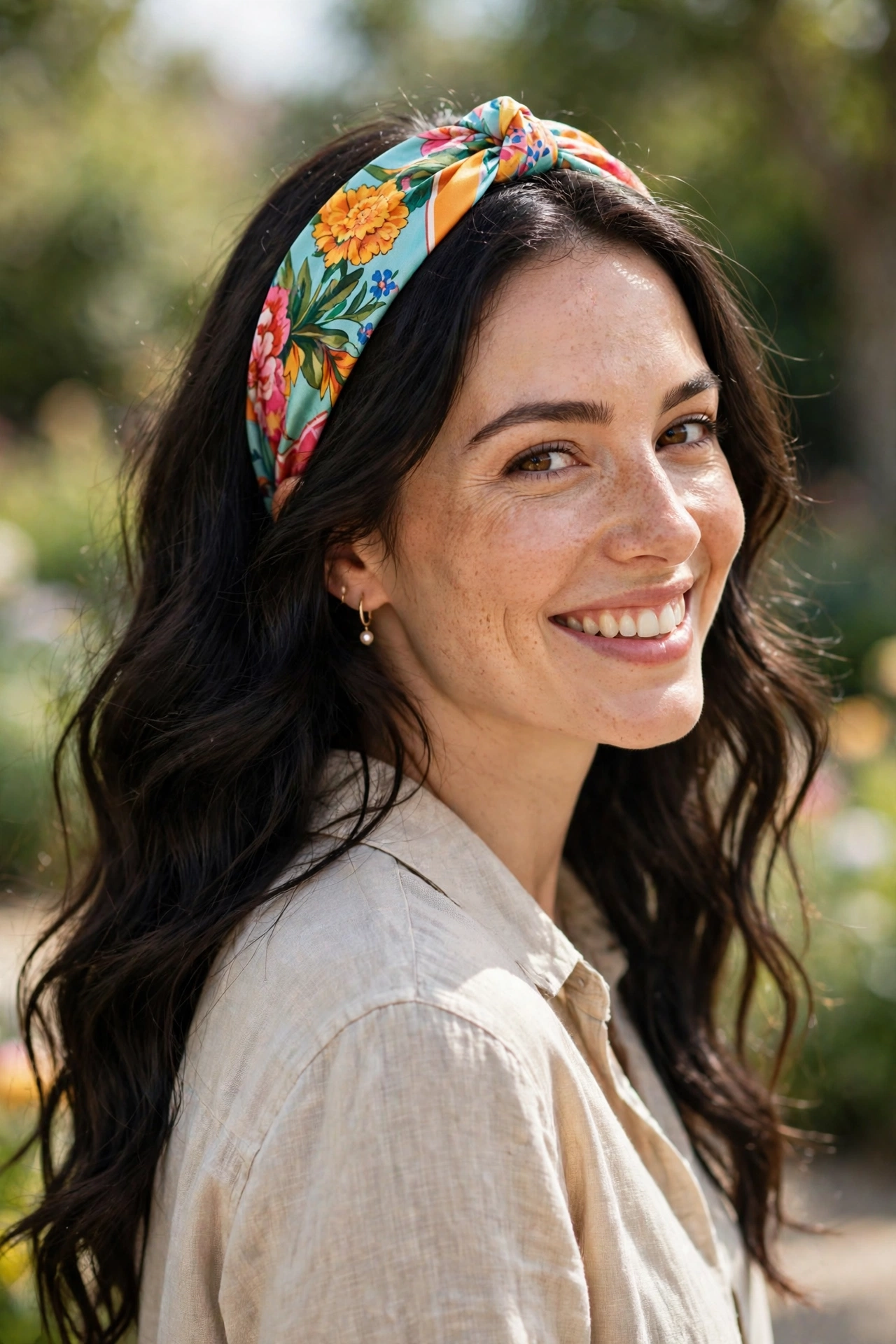 Scarf Headband hairstyle