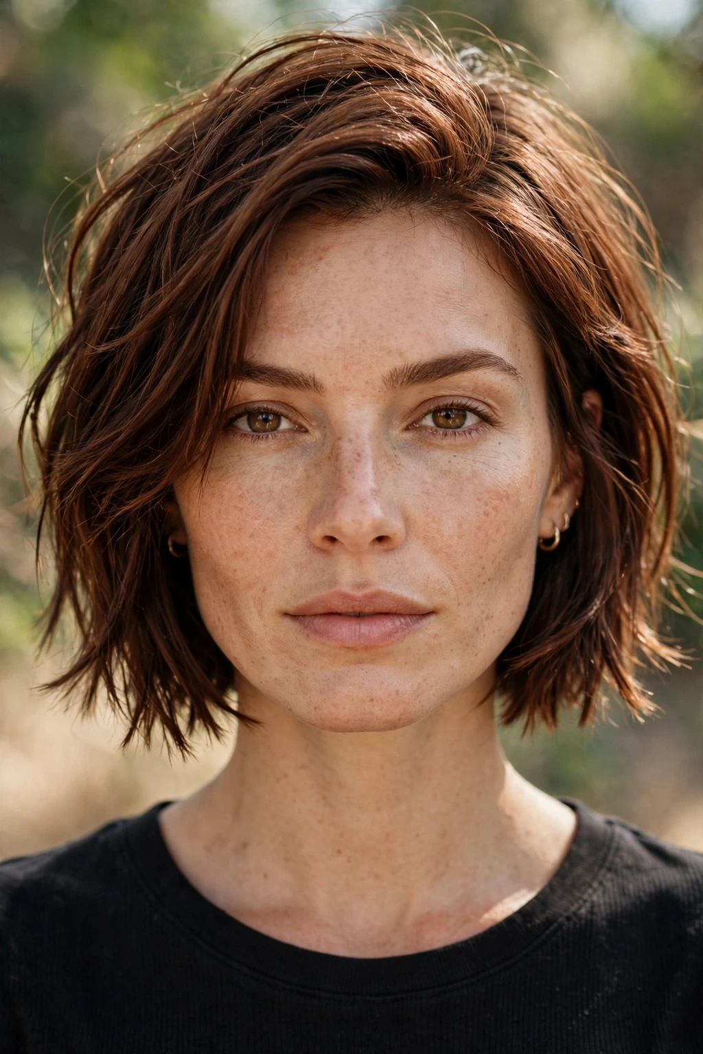 Textured chin cut