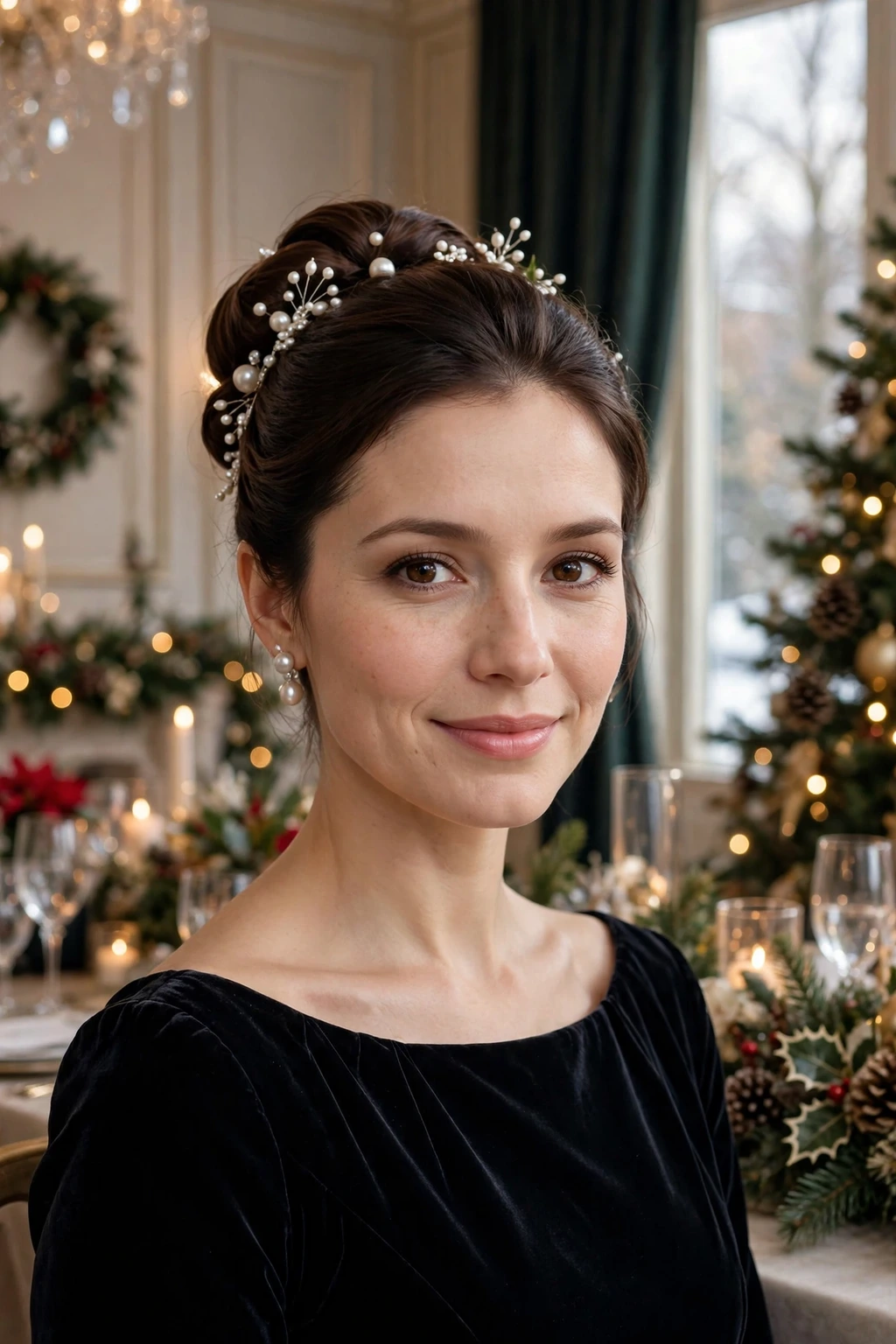 Winter gala bun