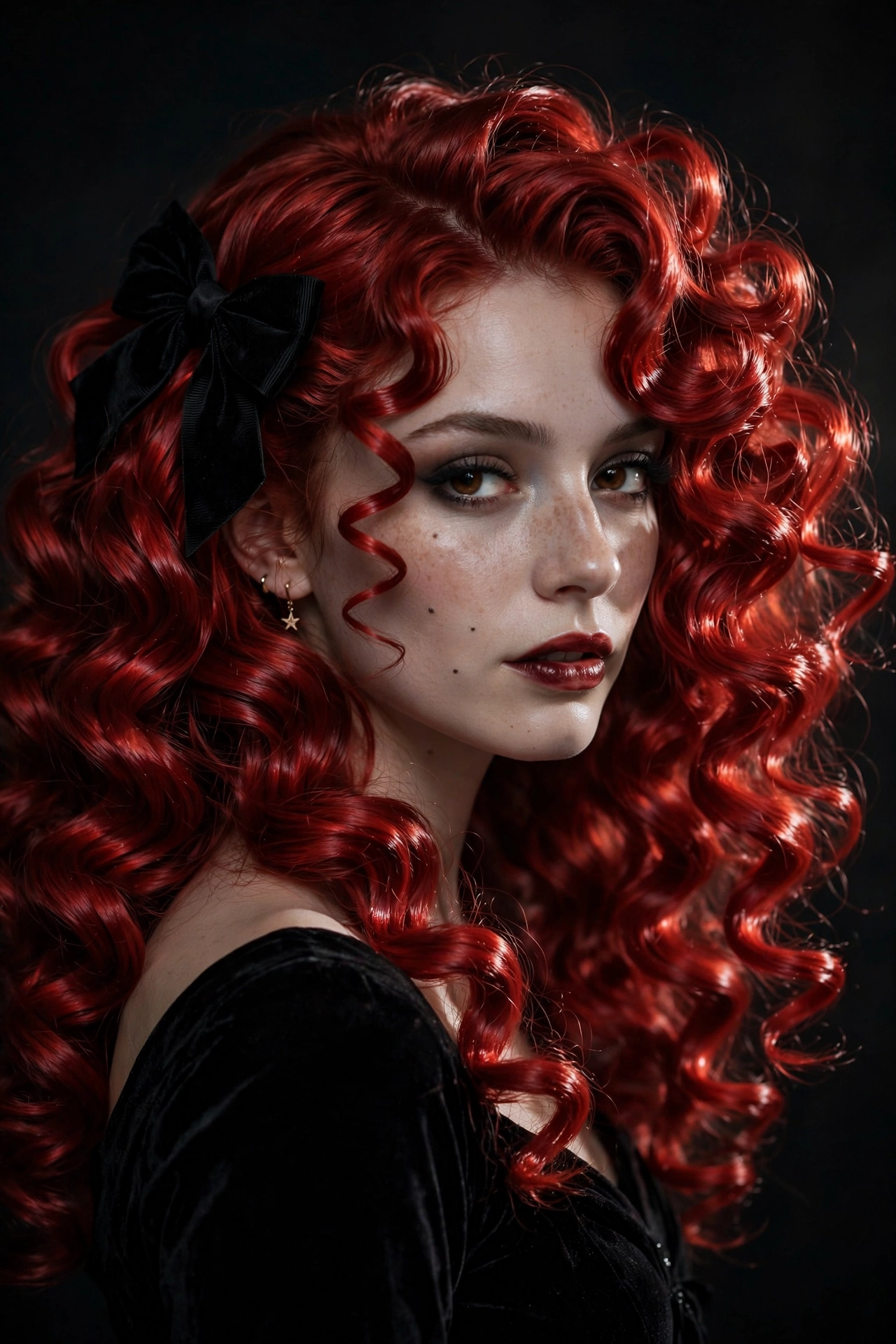 Candy-Apple Curls hairstyle
