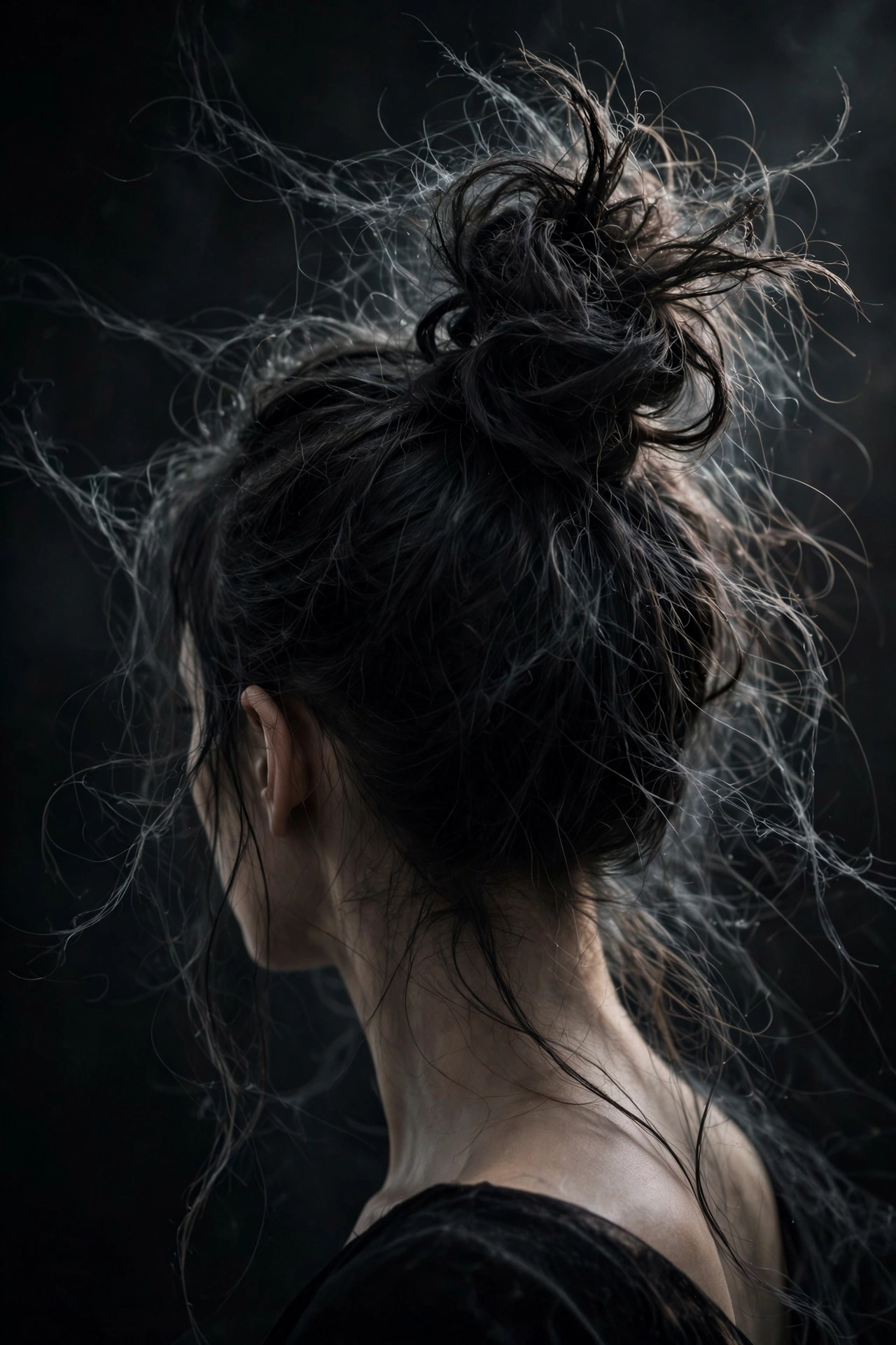 The Eerie Topknot hairstyle