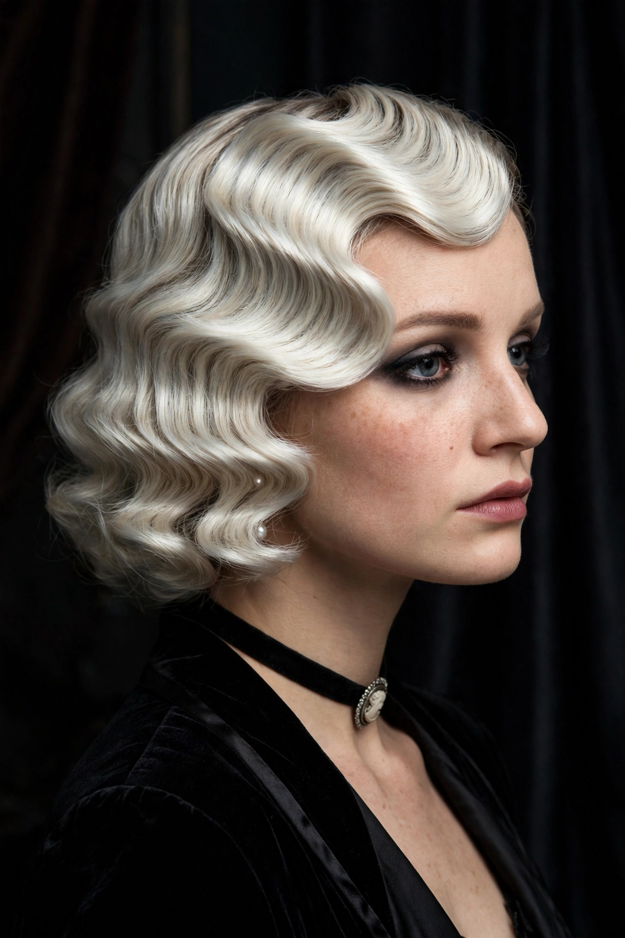 The Pierrot Waves hairstyle