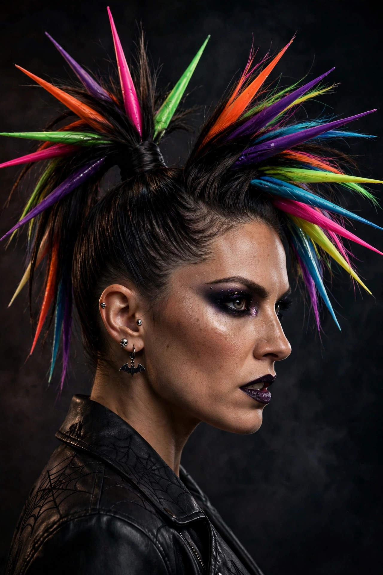 Spiked Carnival Pony hairstyle