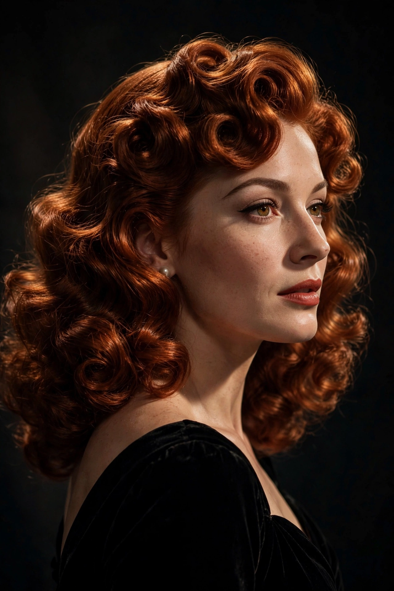 Classic Hollywood Curls