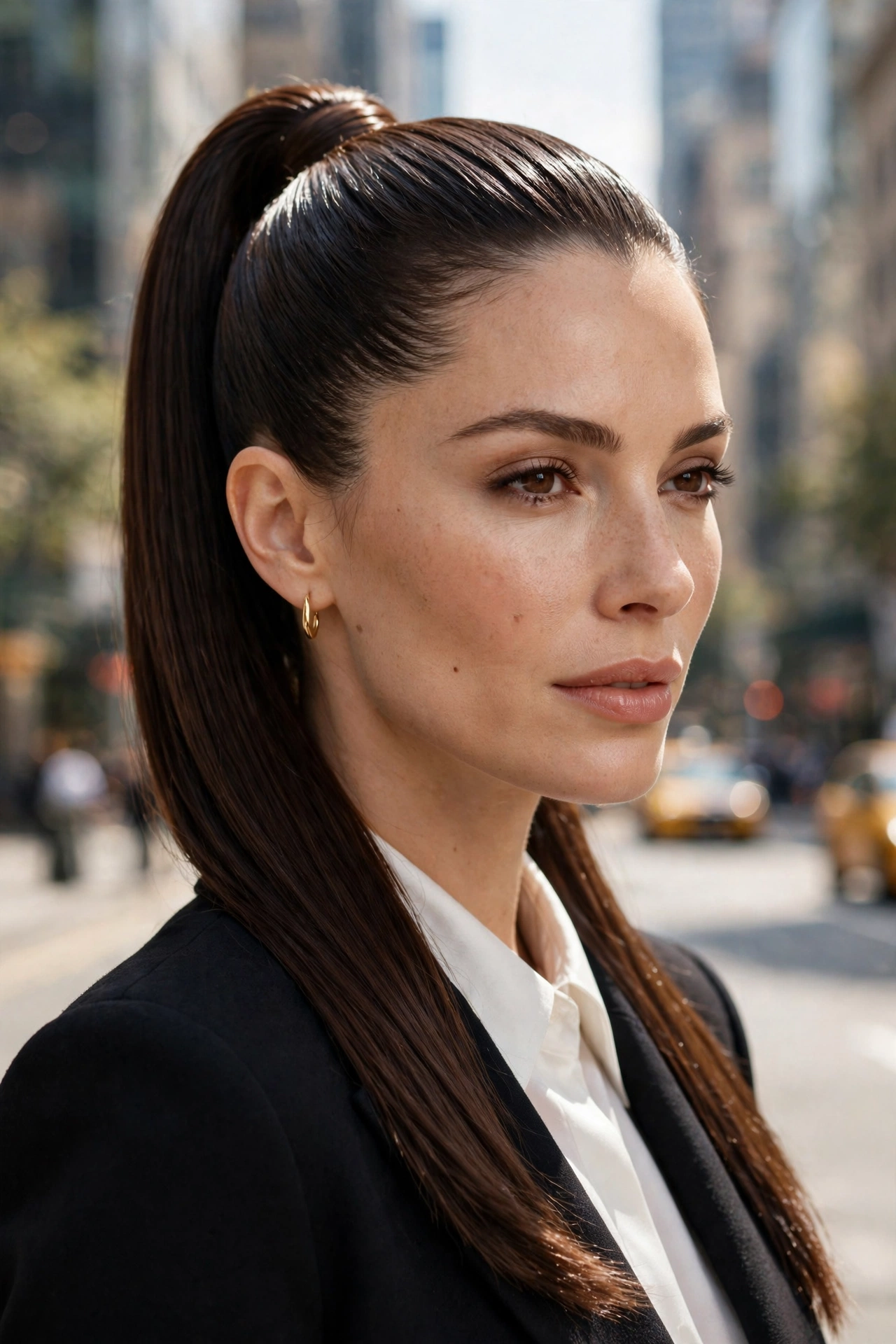 Polished Park Avenue Ponytail