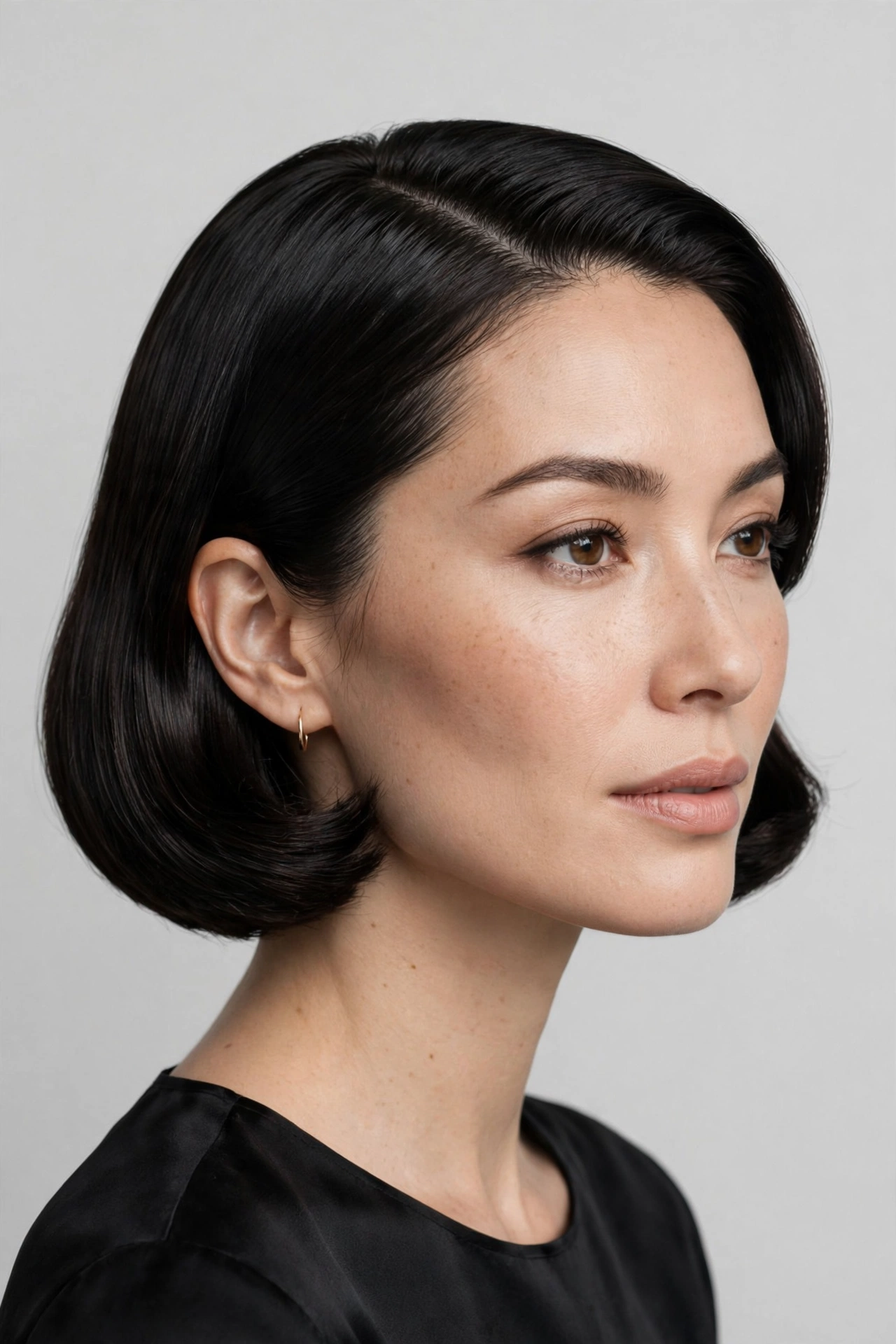 Classic Side Part Bob