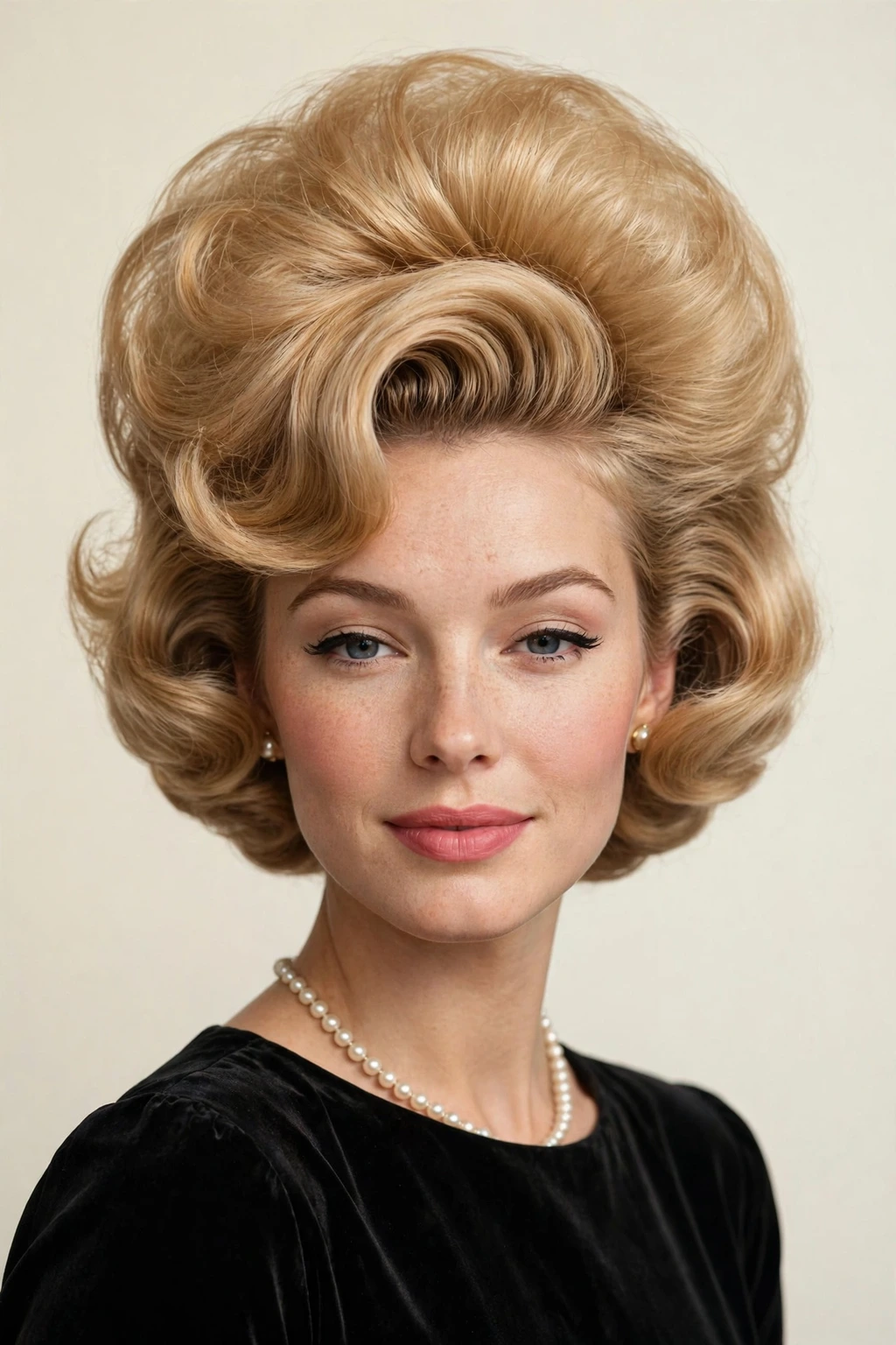 Bouffant hairstyle