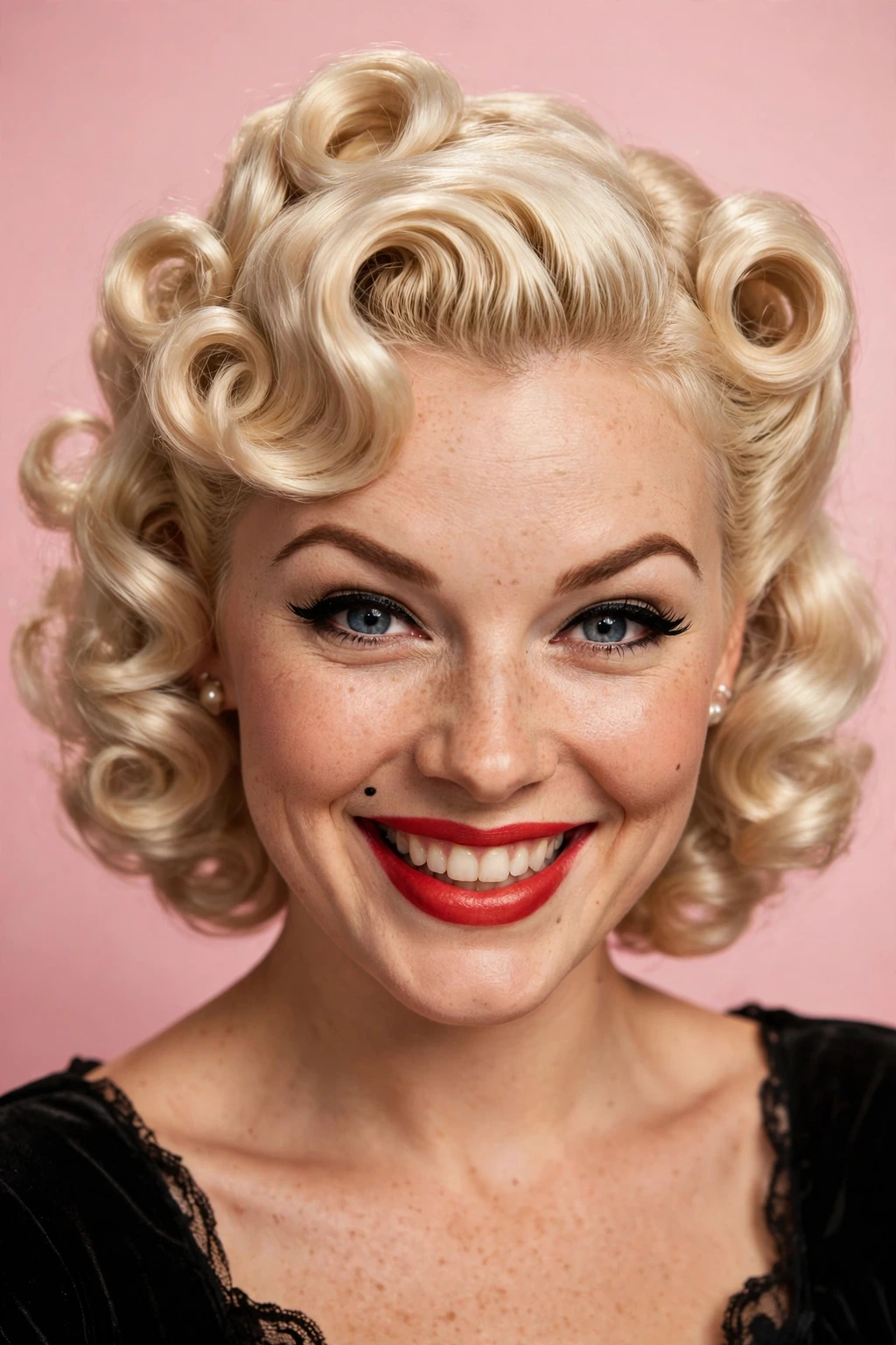 Pin-up curls